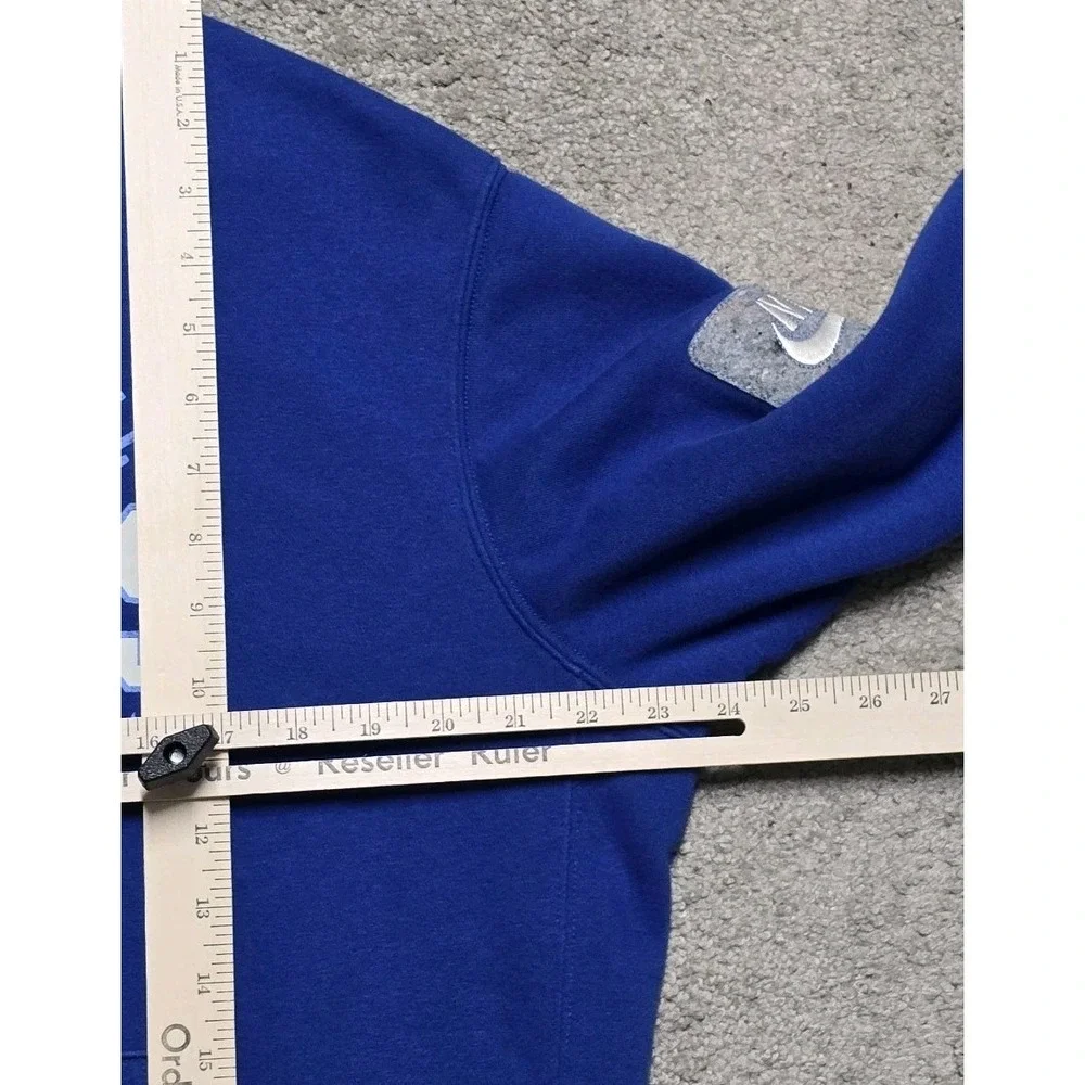 Brooklyn Dodgers Nike Club Fleece Hoodie MLB Mens M‎ Blue Sleeve Print